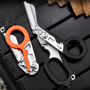RECON GS2U Reaper x Emergency Response Shears 6 in 1 Multifunctional with Lock Holster