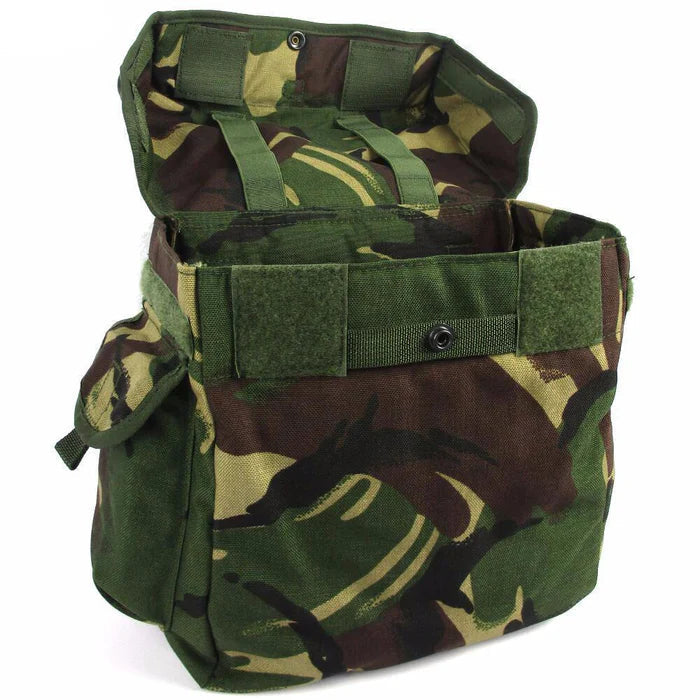 British Army DPM S10 Respirator Pouch with shoulder strap
