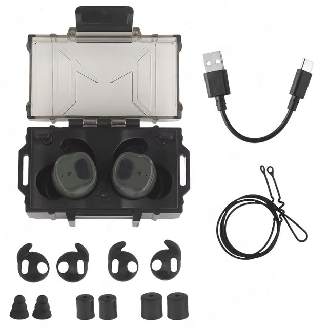 RECON GS2 GhostComm™ Tactical Noise Canceling Bluetooth Earbuds