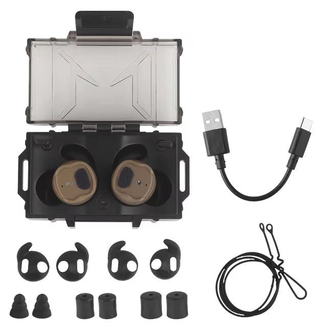 RECON GS2 GhostComm™ Tactical Noise Canceling Bluetooth Earbuds