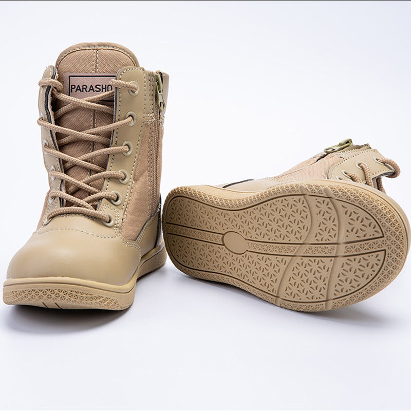 Shoe Comfy Military Boots Comfy Combat Boots Top - Main Image