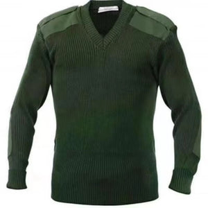 RECON GS2 Retro Vintage V Collar Army Jumpers