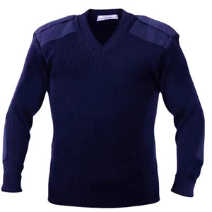 RECON GS2 Retro Vintage V Collar Army Jumpers