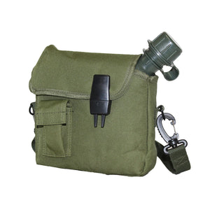 USGI 2QT Olive Drab or Woodland Camo Canteen with Cover