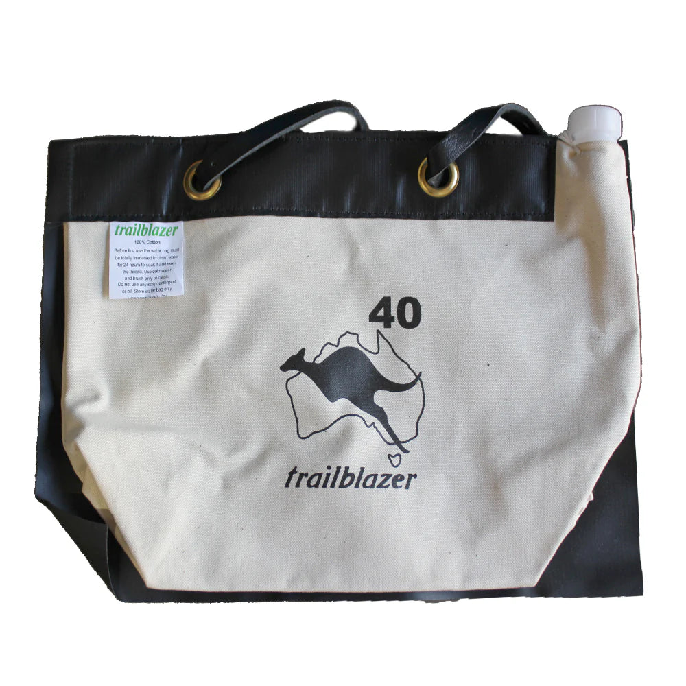 Trailblazer Canvas Water Bag 40cm Vinyl Backing for Vehicles