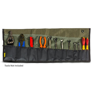 RX HD 340mm x 270mm x 120mm Crib Canvas Tool Bag With Compact Tool Roll