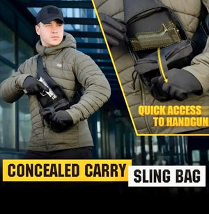 RECON GS2 Tactical Covert Concealed Pistol holder crossbody sling bag