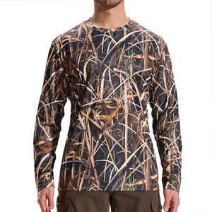 RECON GS2 Multi Camo Quick Dry Breathable Long Sleeve T Shirt