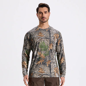 RECON GS2 Multi Camo Quick Dry Breathable Long Sleeve T Shirt