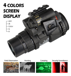 RECON GS2U L1802.0 Helmet Mounted Infra Red 1 x 32 Night Vision Monocular with Steel mounting
