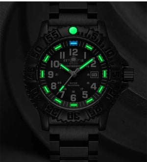 RECON GS2U Tactical Rotatable Bezel Watch with NATO Band