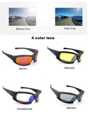 RECON GS2S X7 Mil - Spec Ballistic Sunglasses Polarized & Non Polarized