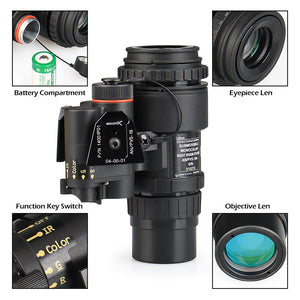 RECON GS2U L1802.0 Helmet Mounted Infra Red 1 x 32 Night Vision Monocular with Steel mounting