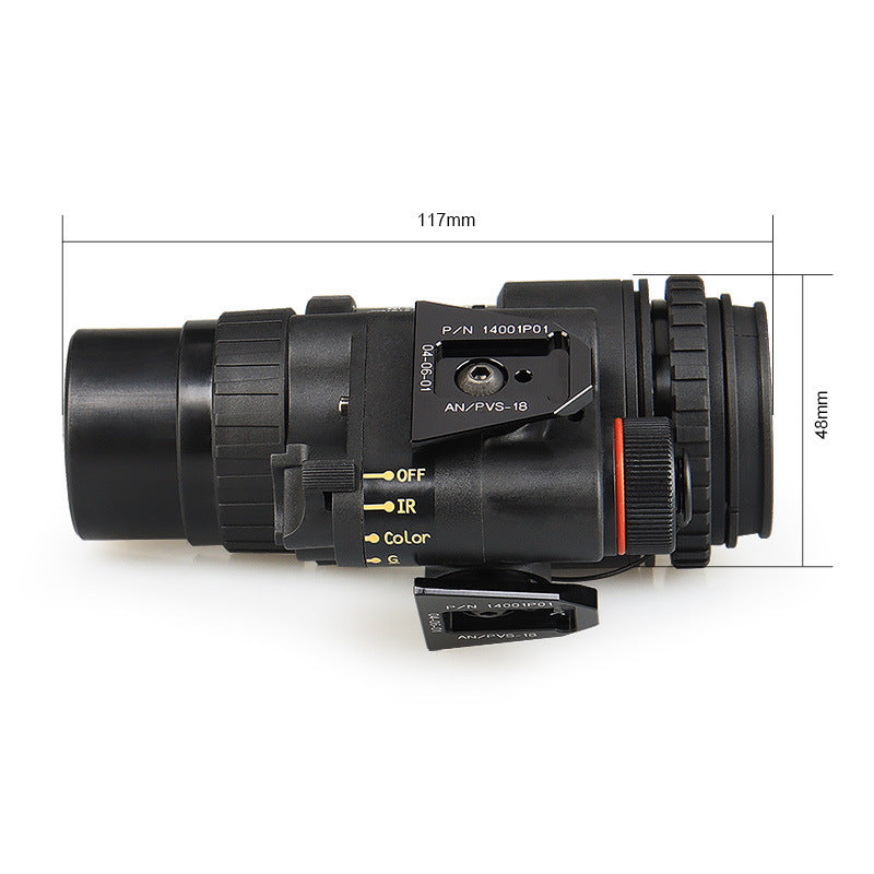 RECON GS2U L1802.0 Helmet Mounted Infra Red 1 x 32 Night Vision Monocular with Steel mounting