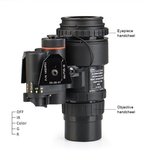 RECON GS2U L1802.0 Helmet Mounted Infra Red 1 x 32 Night Vision Monocular with Steel mounting