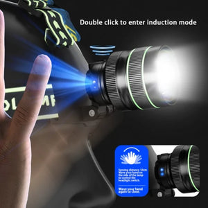 Recon GS2U Extreme Power 5000 Lumens Rechargeable sensor headlamp 200-500 meter range