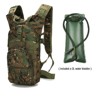 RECON GS2U  Ultralight Tactical Hydration Patrol Back Pack with 3L Bladder.