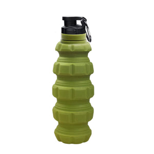 RECON GS2 Eco Silicone Bpa Free Collapsible Drinking Foldable Water Bottle 580ml
