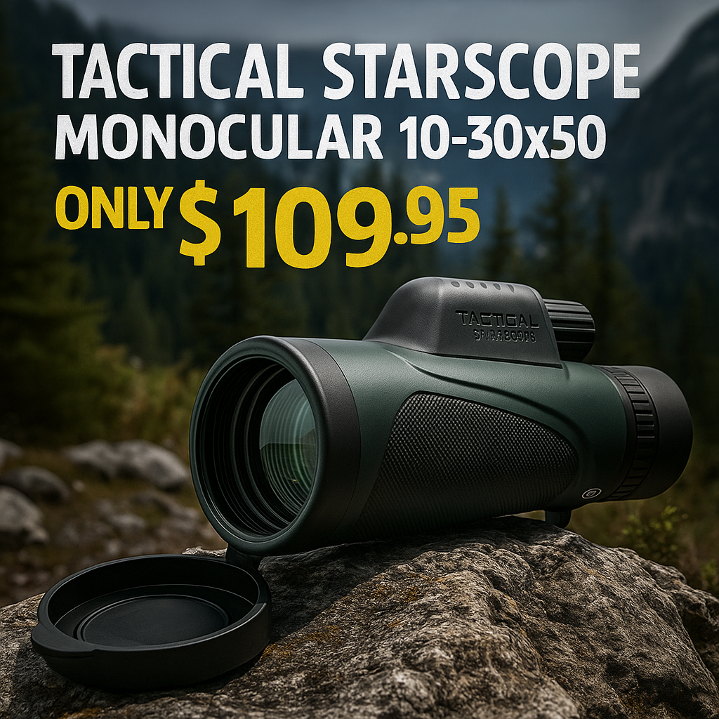 Recon G2S G3  Genuine Tactical Starscope Monocular 10-30x50