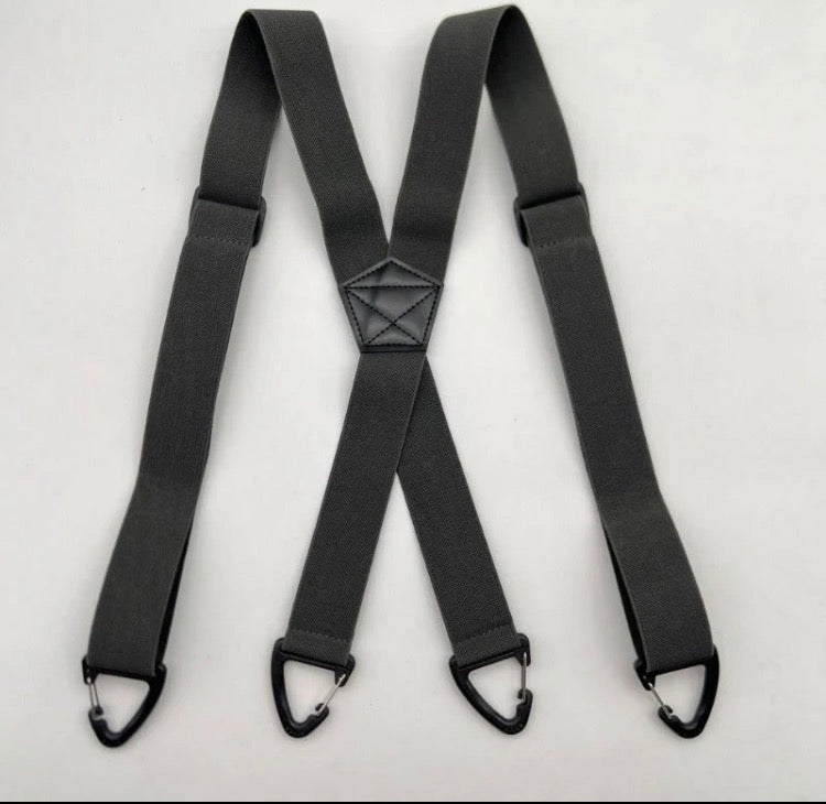 RECON GS2 Plastic Buckle 4-hook British-style Unisex Wide X-shaped Braces