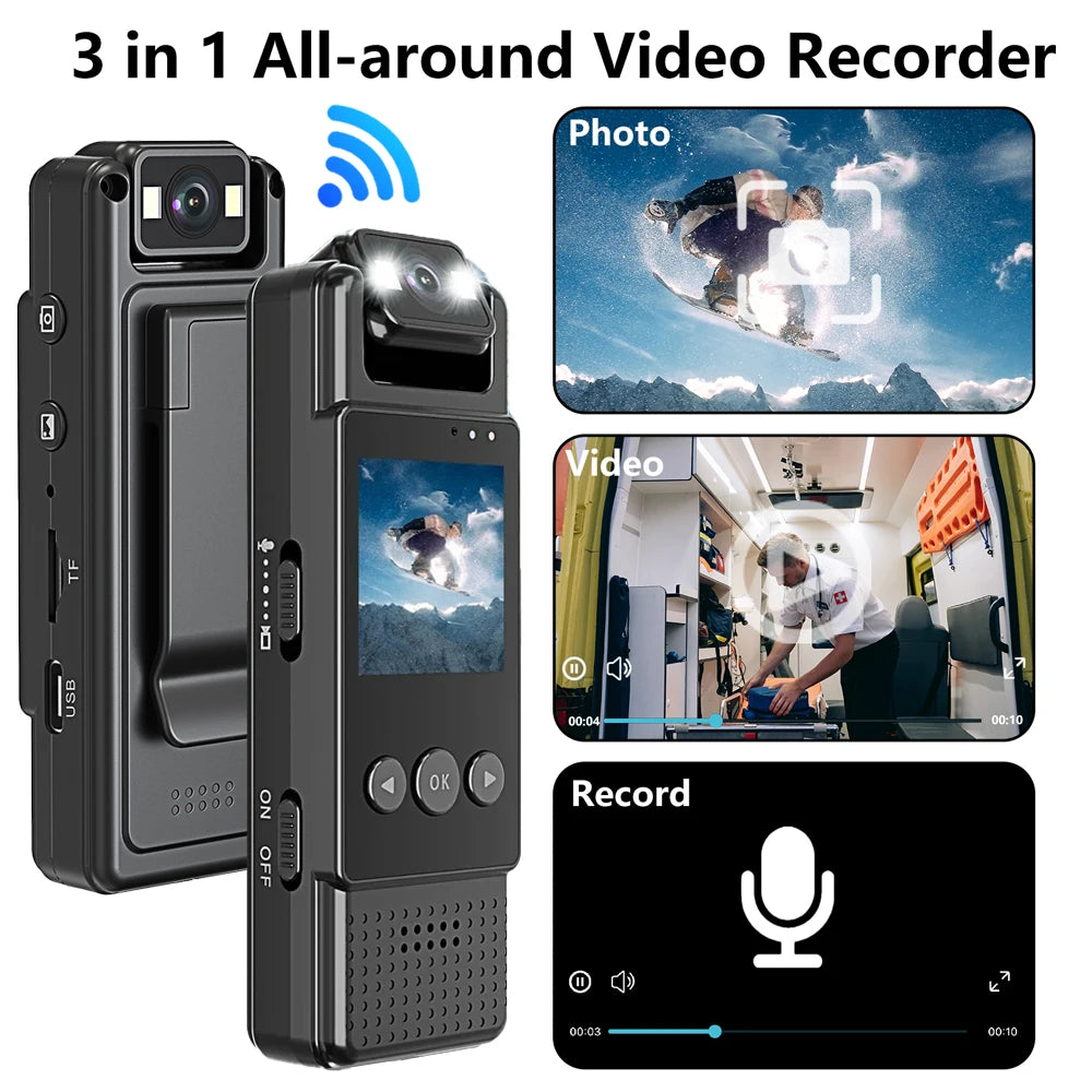 RECON GS2 L12 Genuine HD Mini Camera with Night Vision, Photo, Video & Motion Detection Features