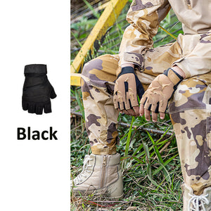 RECON GS2 Kids Tactical Fingerless Army Gloves "Battle Wolves"
