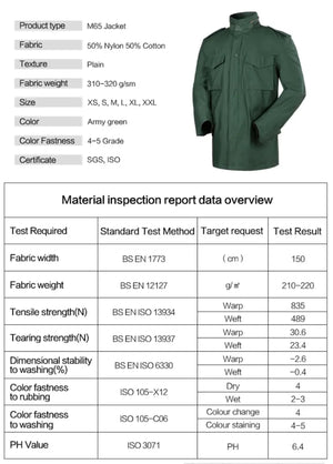 RECON GS2 M65 Field Jacket with quilted Liner