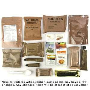 The Kit Bag 24 HR 1 Man Army Food Ration Pack 13000 KJ