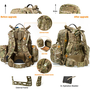 RECON GS2 MOLLE 60L MT 2.0 Quick Drop Assault Field Pack