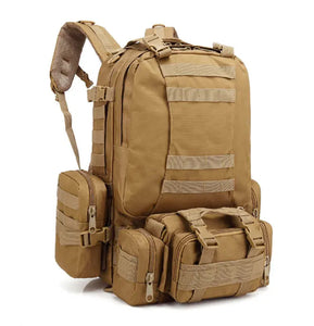 Recon 60L MOLLE Tactical R72 Hour 3 Day Modular Back Pack