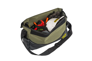 RX HD 340mm x 270mm x 120mm Crib Canvas Tool Bag With Compact Tool Roll