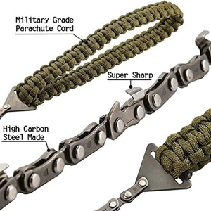 RECON GS2S Tactical Compact Para Cord Hand Chain Saw
