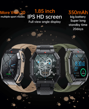 RECON GS2U Tactical Android - IOS  Big Screen HD Smart Watch