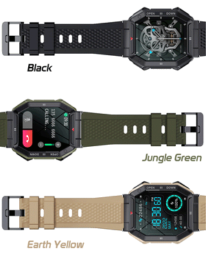 RECON GS2U Tactical Android - IOS  Big Screen HD Smart Watch