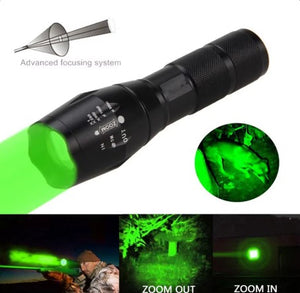 RECON GS2 T6 Range of LED Specialist Flashlights- Green, Blue, White, Blue & Infra Red