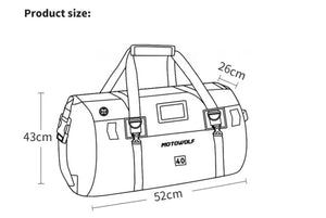 RECON GS2 40L Waterproof Travel Outdoor Luggage Pack/Motor Cycle Seat Bag