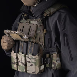 RECON GS2 Tactical MOLLE Chest Mounted Navigation Board Cellphone, Smart Phone carrier