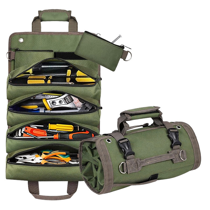 RECON GS2 TacMate Canvas Roll Up Tool Storage Bag with shoulder Strap
