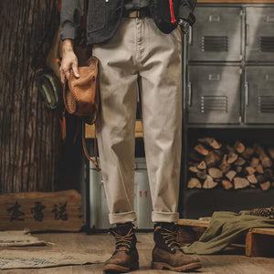 Vintage English Retro 1940,s casual straight leg pants