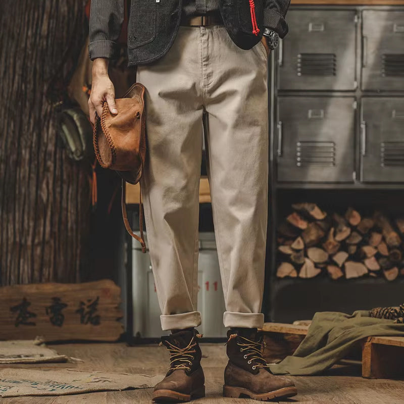 Vintage English Retro 1940,s causal straight leg pants