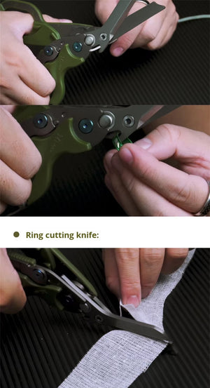 RECON GS2 Reaper 2.0 Emergency Response Shears 10 in 1 Multifunctional "Presentation Model"