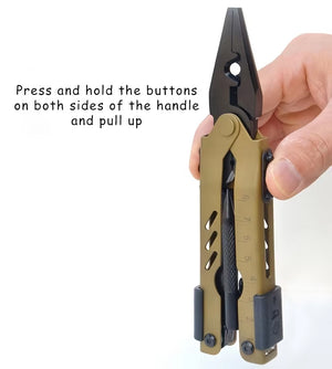 RECON GS2 PA01 12-1 TacMate Tool Vertical Quick Opening Multi Tool