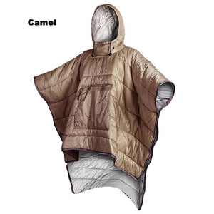 Recon GS2U De Luxe Multi Purpose Quilted 3-1 Poncho/Blanket/sleeping bag