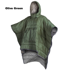 Recon GS2U De Luxe Multi Purpose Quilted 3-1 Poncho/Blanket/sleeping bag