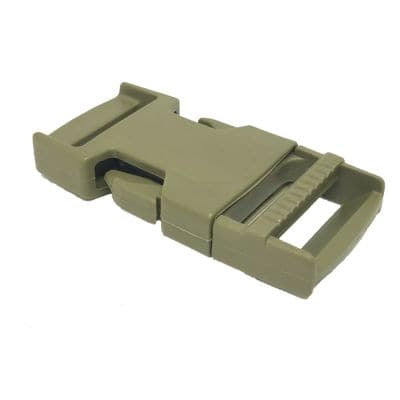 Side Release Buckle - Khaki - 25mm
