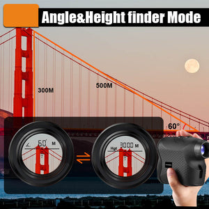 RECON GS2 LR0500P Long Distance 500 Meters Laser Range finder with speed Measuring Function