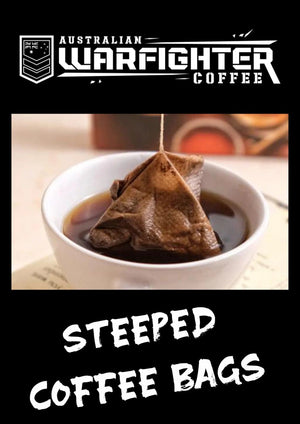 AUSTRALIAN Warfighter Coffee Charlie Bravo  – Steeped Coffee Bags