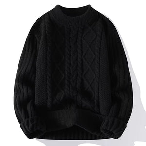 Vintage Retro Cable Knitted Men's Pullovers "Dover Fisherman" style