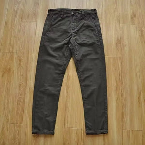 Vintage American Retro Heavy-duty Workwear Chinos ,wear-resistant Loose Straight Leg
