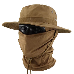 RECON GS2 Tactical Bucket Hat UPF50+  with M - cool  pro Fabric Balaclava